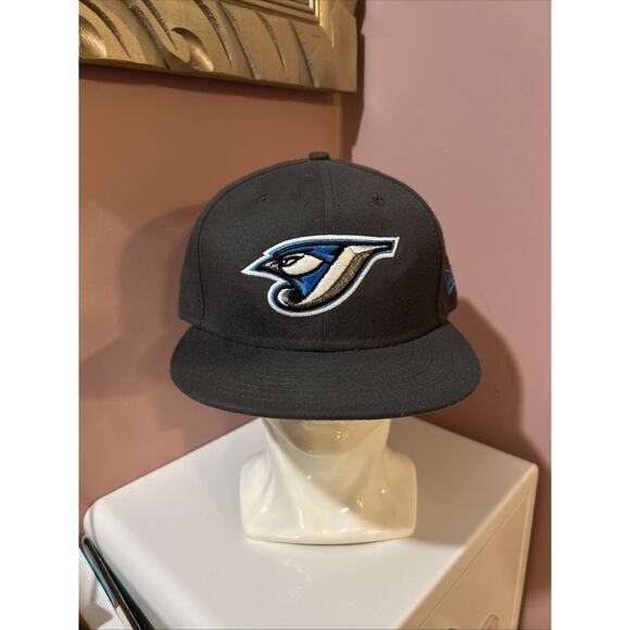 Toronto Blue Jays Hat Fitted Mens 7 1/4 Gray Plain Logo New Era MLB Baseball Cap - Picture 1 of 8